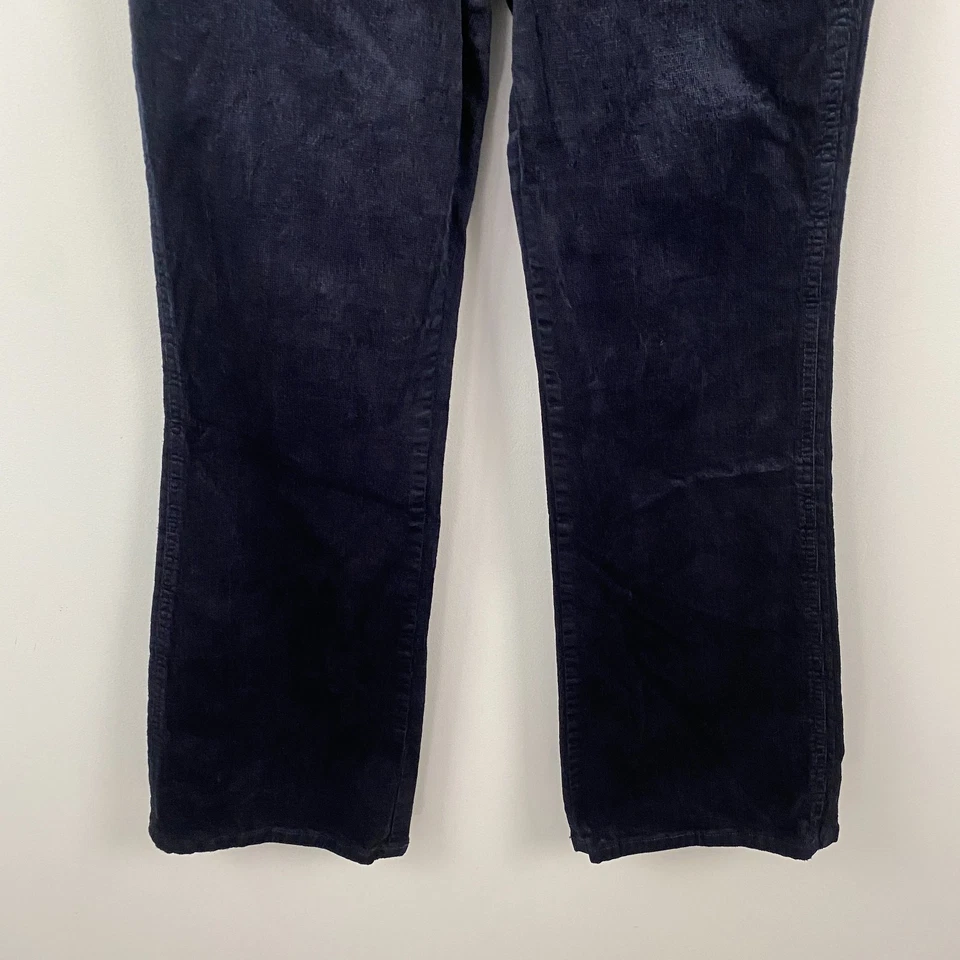 Pantalones de Pana Democracy "Ab"solution Azul Talla 12 Bootcut Foto 3 de 4