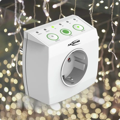 ANSMANN Timer Steckdose / einstellbare Energiespar-Steckdose mit Countdown Timer