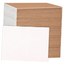 48 Pack Lined Notebooks, A5 Journals Bulk, 8.3x5.5 Notebook Kraft Lined-48pack