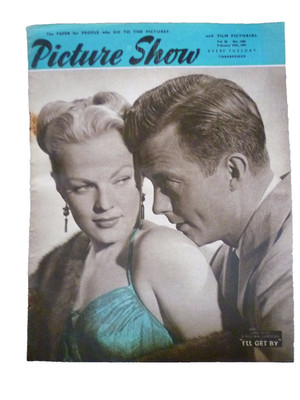 1951 PICTURE SHOW- June Haver, William Lundigan in I'LL GET BY, 17 Feb