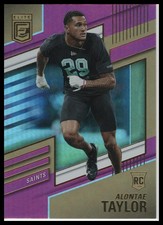 2022 Donruss Elite Alontae Taylor Rookie Pink #195 New Orleans Saints