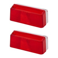 2 Lichtscheiben Ece-GeprüFt Rot Hella Aftermarket-Expertise Passend FüR U.A. MAN