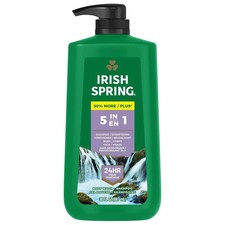 Irish Spring 5 in 1 Body Wash for Men,Men