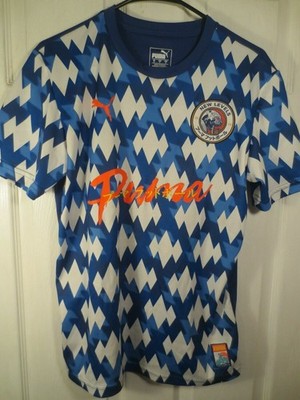 Puma New Levels Japan 1947 Olympian Blue #10 Showdown Jersey Shirt Size Small