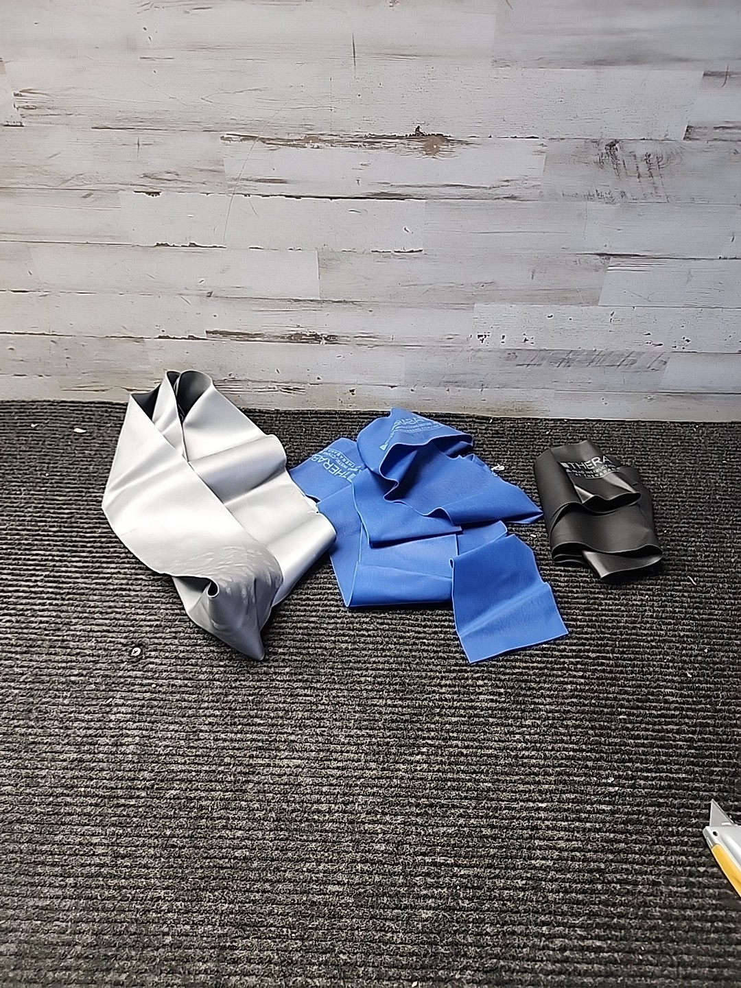 Non-Latex Elastic Band Set Blue/Black/Silver Upper & Lower B