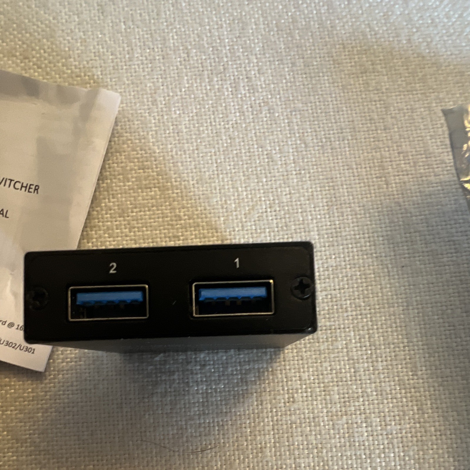 KCEVE KC-U301Pro Bi-Directional USB 3.0 Switch 1:2 Splitter Black image 4