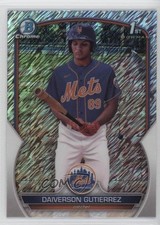 2023 Bowman Chrome Prospects Shimmer Refractor Daiverson Gutierrez #BCP-154 12yh