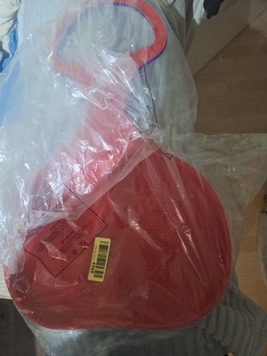 Schneerutscher Poporutscher Schlitten Kinder Rutschteller Griff 2er Set Blau Rot