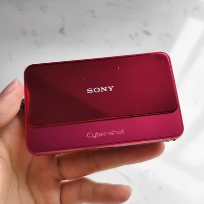❤️SONY Cyber Shot DSC-T110 Red 16.1MP Digital Camera 4x Optical