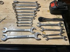 16 Pcs Lot Vintage Craftsman Wrenches Open Box Ratchet Swivel Head