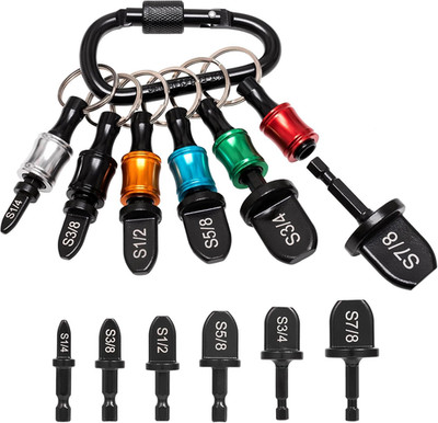 HVAC Tools 6PCS Swaging Tool Set Copper Tube Expander Hex Shank Flaring Tool ...