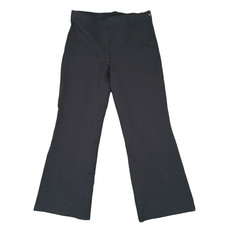 Quince Pants Womens Size L-Petite ULTRA STRETCH BOOTCUT PANTS navy Ponte Knit