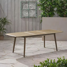 Outdoor Acacia Wood Dining Table with Extensi...