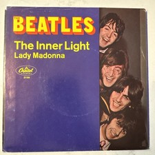 WEST COAST ORIGINAL PICTURE SLEEVE LADY MADONNA / THE INNER LIGHT   THE BEATLES