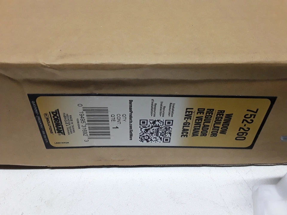 Regulador de ventana trasero izquierdo dorman para Ford F-150, lobo camioneta cabina extendida 04-14 Foto 3 de 3