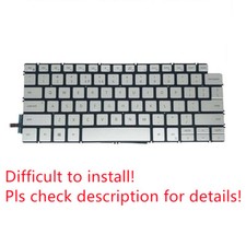 Original US Backlit Silver Keyboard for Dell Inspiron 14 5490