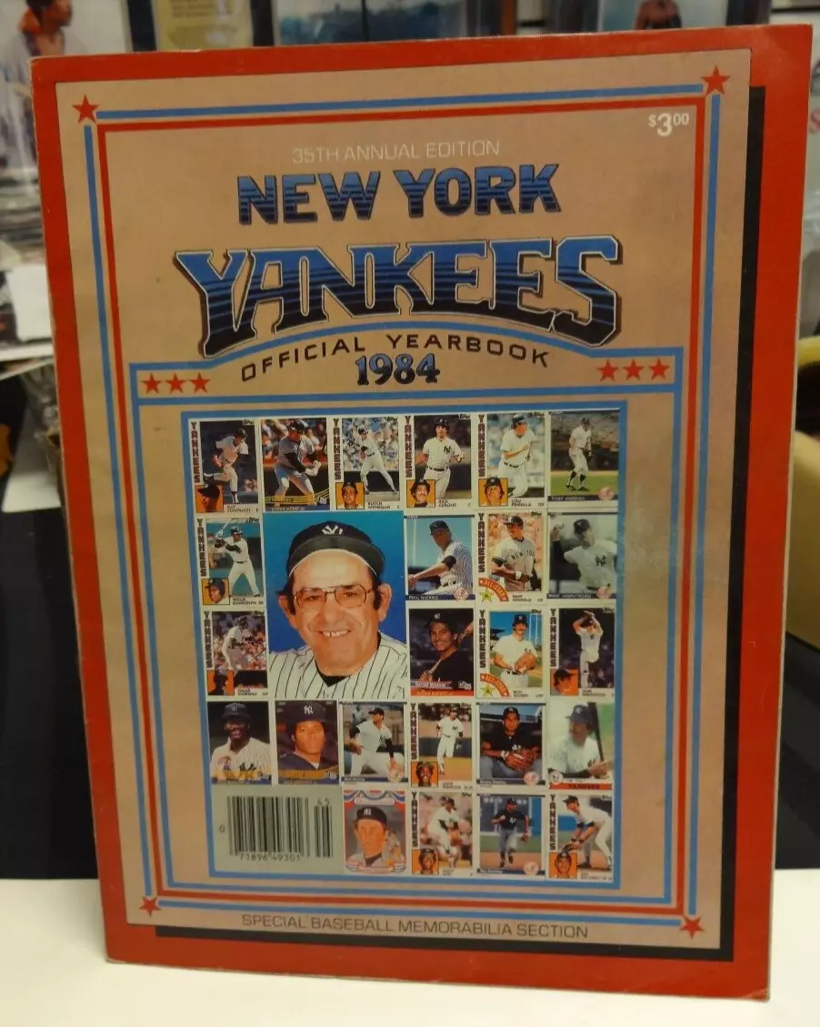 NewYork YANKEES 1984 oficial yearbook