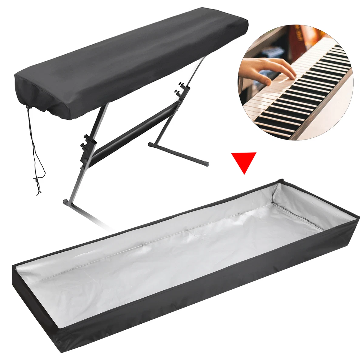 88 key digital cheap piano dust cover