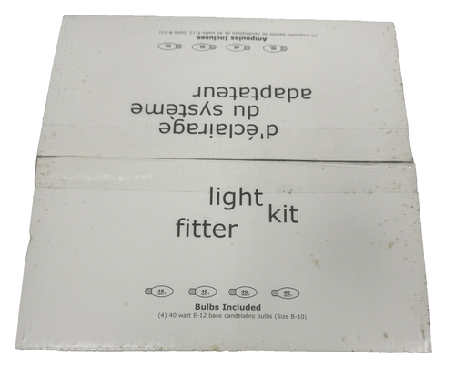 Monte Carlo MC183BK-L Ceiling Light Fitter Kit Fixtures New in Original Box - Picture 2 of 3