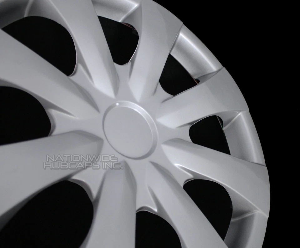 4 ajustes 2003-2018 Toyota Corolla 15" tampas de roda completa aro cubo tampas pneus R15 - Imagem 3 de 4