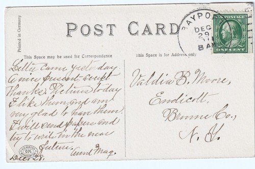 RARE  Real Photos RPPC - Ice Boat Scooter Sailing 1912 Blue Point NY Patchogue - Picture 8 of 8