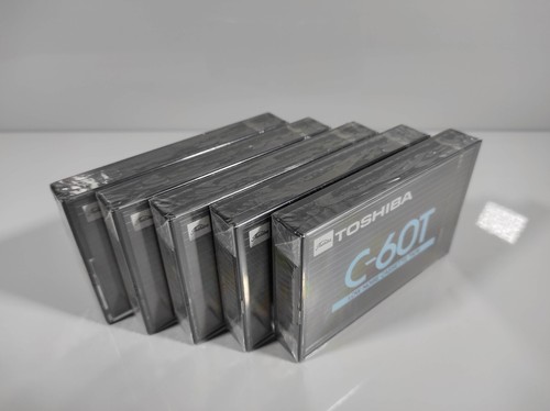 5 x TOSHIBA C-60T Blank Audio Cassette 1973-76 Tapes Sealed New items - Picture 11 of 11