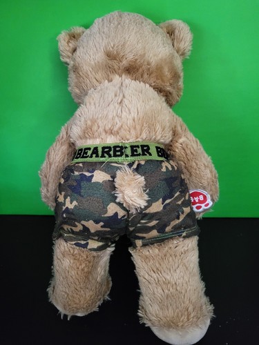 "Oso de peluche marrón Build A Bear de 16"" con boxers de camuflaje" - Imagen 3 de 4