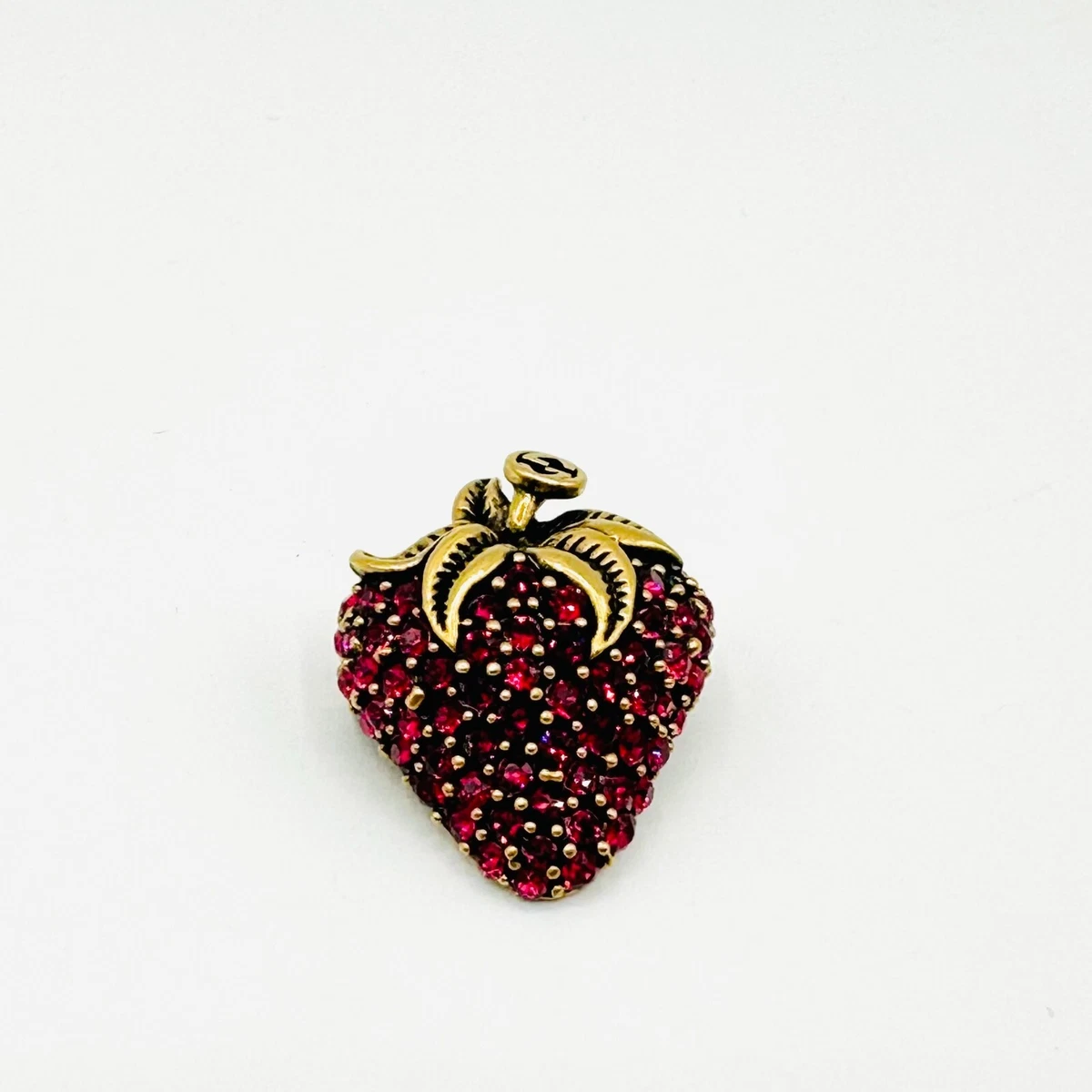 Gucci strawberry deals brooch