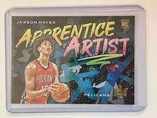 2019-20 COURT KINGS BASKETBALL APPRENTICE ARTIST ROOKIE JAXSON HAYES PELICANS