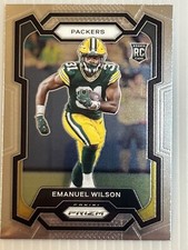 2023 Panini Prizm Emanuel Wilson RC Base #335 Green Bay Packers