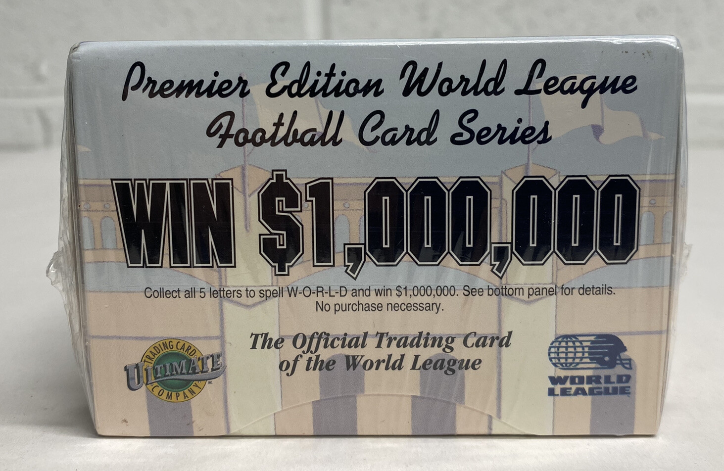 1992 Ultimate World League Football Card Box / 12 Packs / Factory