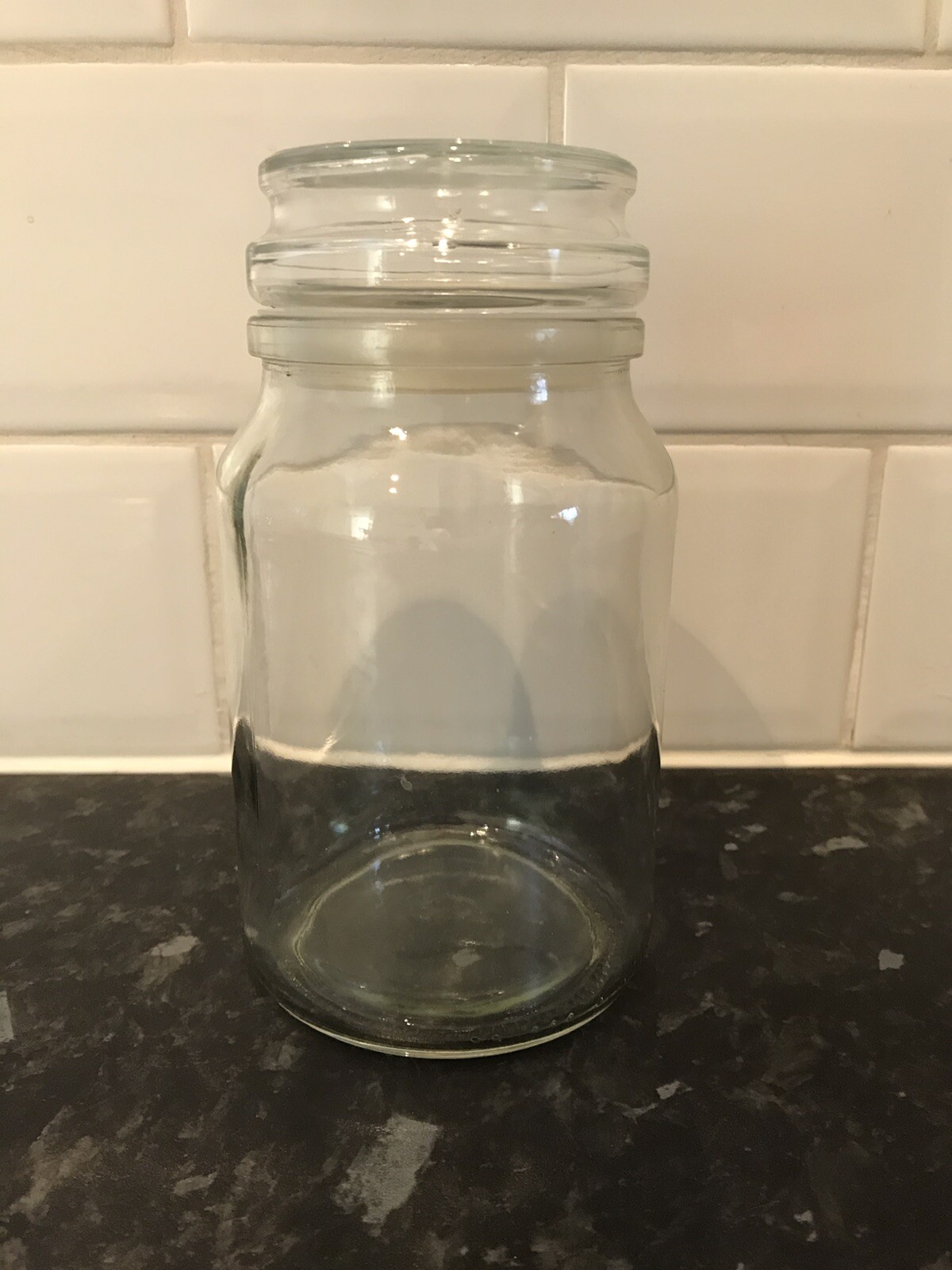 Douwe Egberts Empty Glass Storage Jars.Large Craft/ Preserves.20