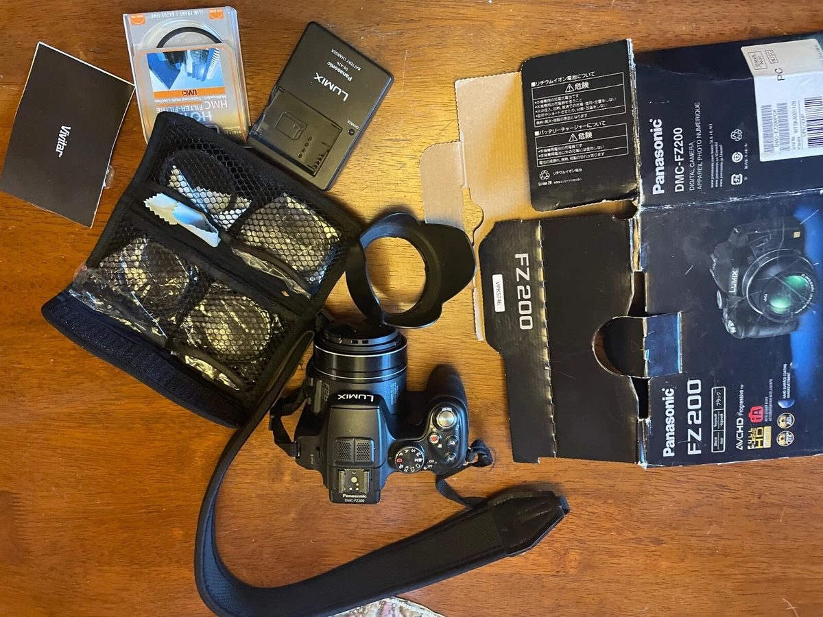 Panasonic LUMIX DMC-FZ200 digital camera (used, w/extras) | eBay
