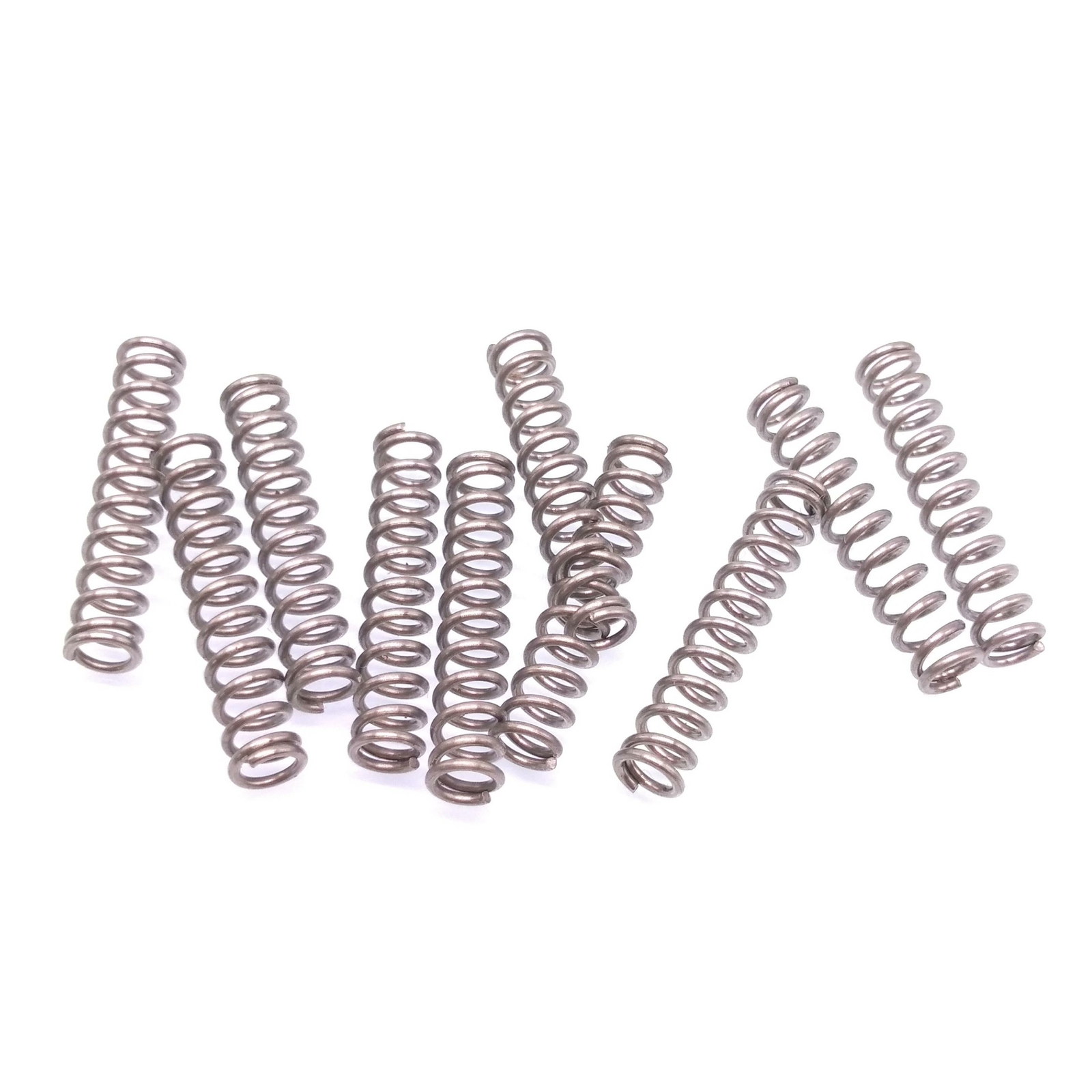 10-Piece 0.8x6x25mm Stainless Steel Compression Springs