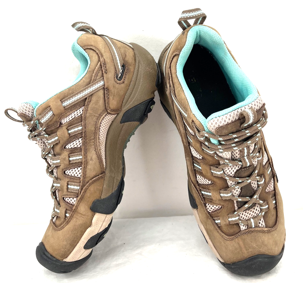 Scarpe da ginnastica KEEN Alamosa stringate basse in pelle marrone trail escursionismo donna 9