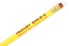 Hickory Bar-B-Q 1950s Fort Meyers Beach Florida Advertising Pencil Unused