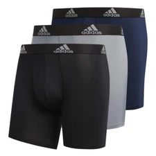 Adidas Men's Performance Boxer Brief Underwear - Assorted Color, Size XL 3-Pack