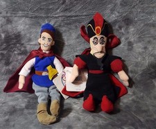 Disney Beanie Prince From Snow White And Jafar From Aladdin