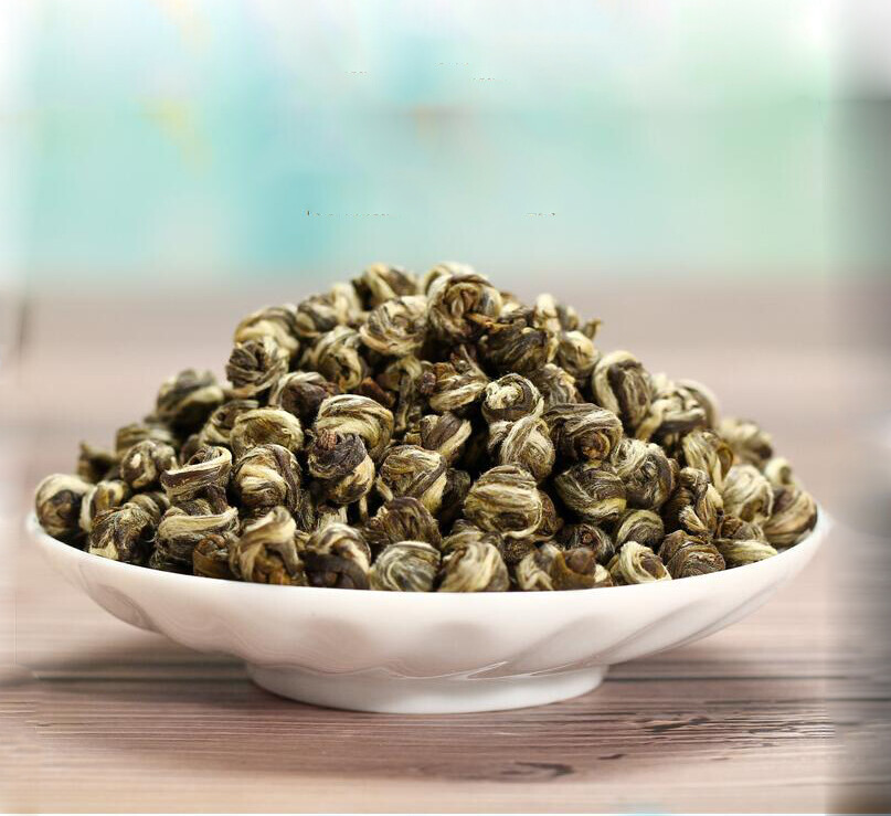 Pure Natural Green/Rose Tea Organic Loose Leaf Jasmine Dragon Ball Tea 100g eBay