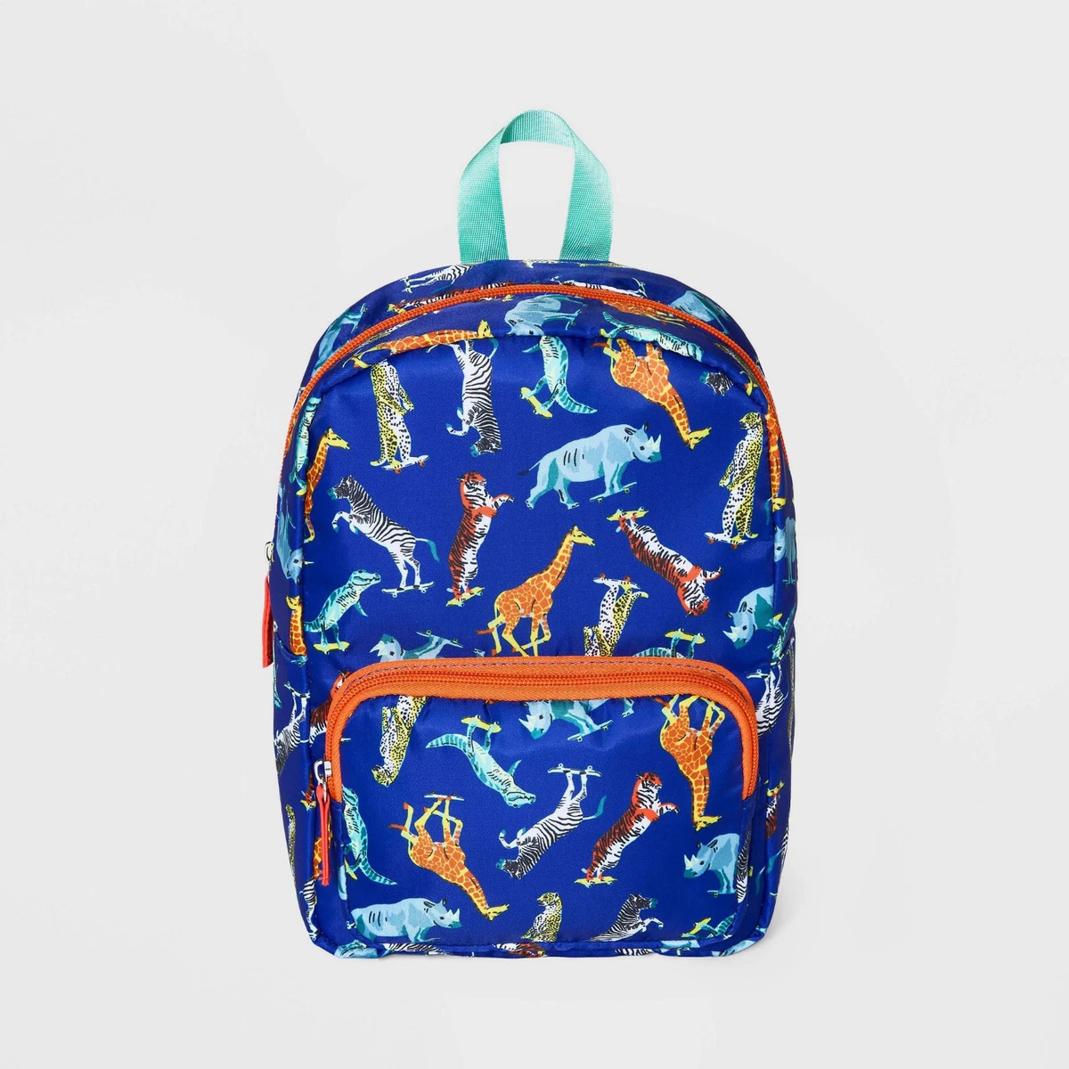 Toddler Boys Skating Animal Print Backpack Cat Jack Blue eBay