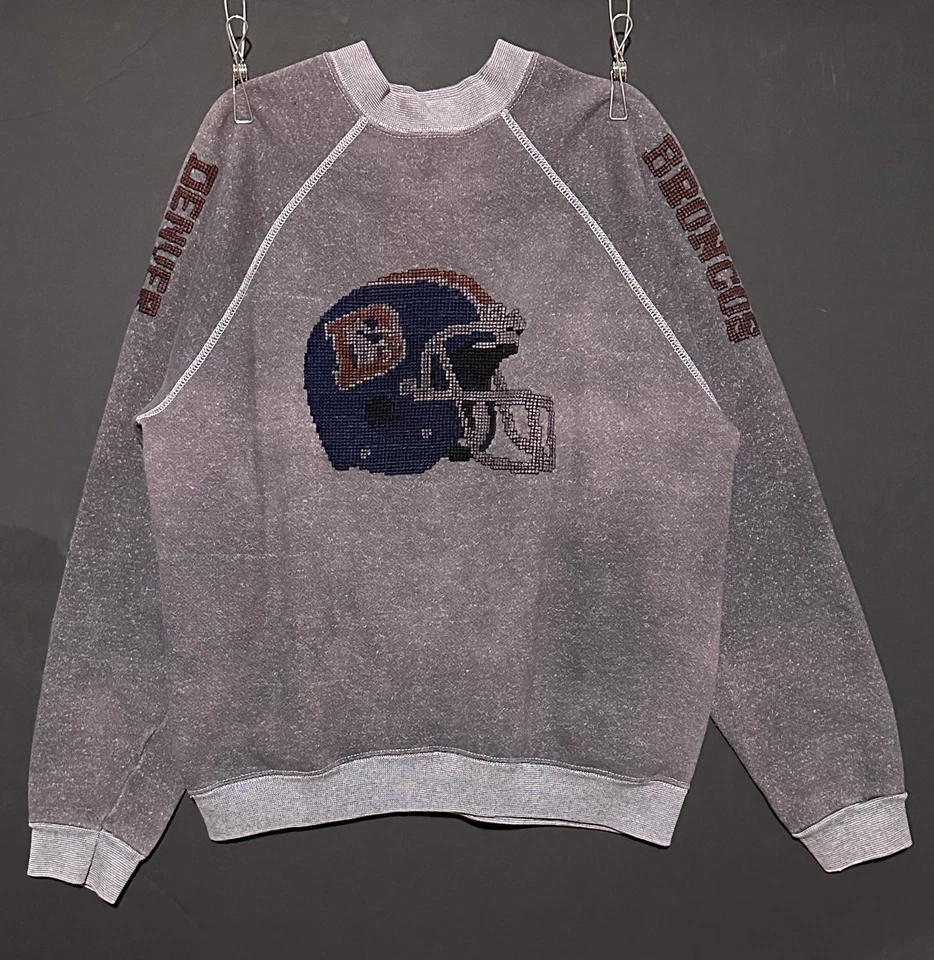 PAQUETE Sudaderas Bordadas De Colección Denver Broncos Años 60-90 Foto 2 de 4