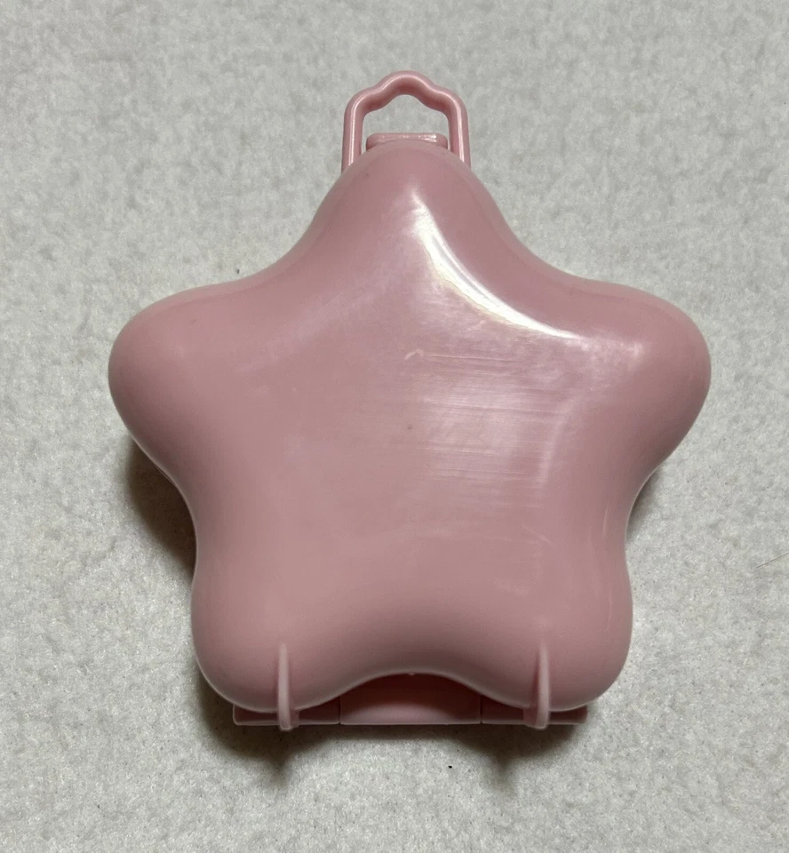 Star Shaped Case with Window Display Cases Doll Animal Pink & Blue Lot of 2 - Image 3 of 4