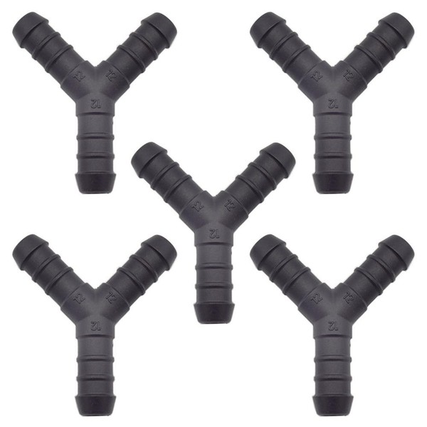 5 X You.S Original Schlauchverbinder ZwischenstüCk RGV Ø 12X12X12 Mm - Y Form-image