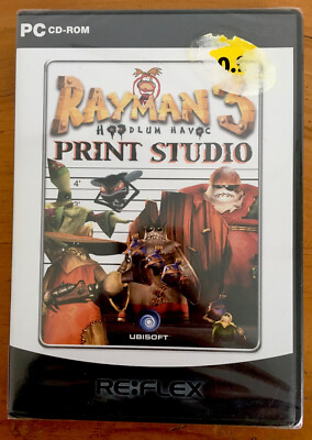 Rayman 3 Hoodlum Havoc Druck Studio PC CD-ROM Neu & Versiegelt Kostenloser UK Post