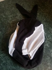 Old School Schampa Stretch Motorcycle Headband Bandana Black & White 