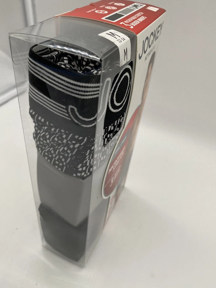 Jockey Briefs Mens Size Large Active Microfiber Stretch Midway Underwear 3Pack - Image 3 of 4