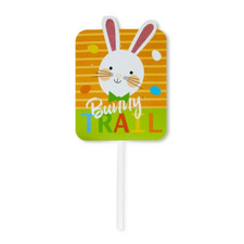 LED Egg Hunt signs BUNNY TRAIL Easter egg party
