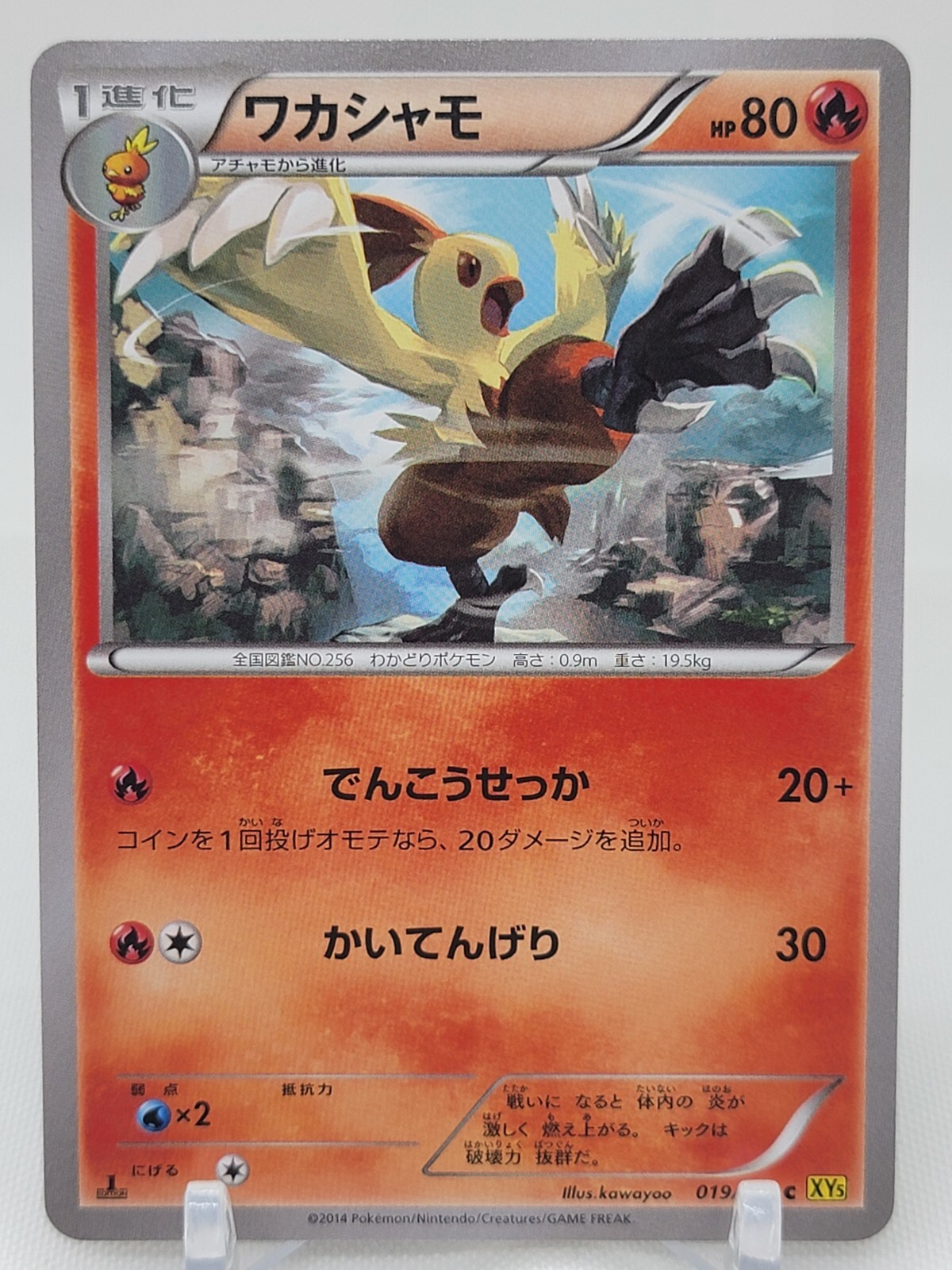 Combusken 19/70 1st ED XY5 Tidal Storm Japanese Pokemon Card