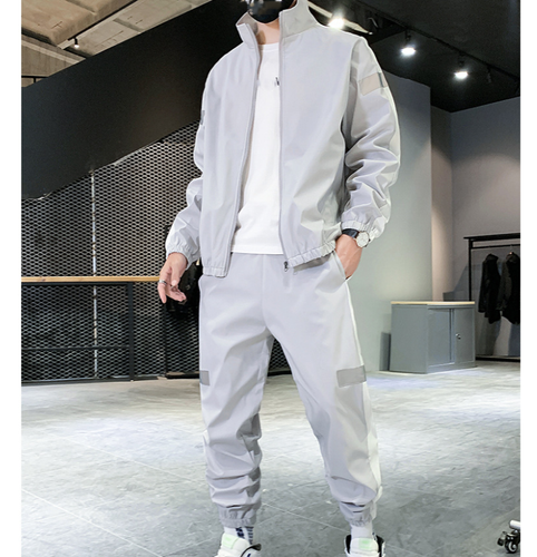 Mens Autumn Leisure 2-Piece Sportswear Pants Sports Suit Jogging Sweatshirt - Picture 19 of 22