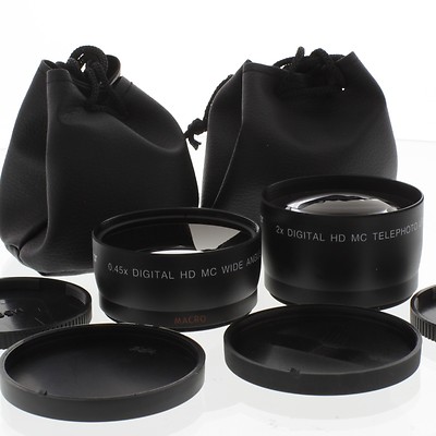 Wide Tele lens kit fo Sony NEX 5T 5N 3N a6000 a5100 5000 16-50mm  18-55mm